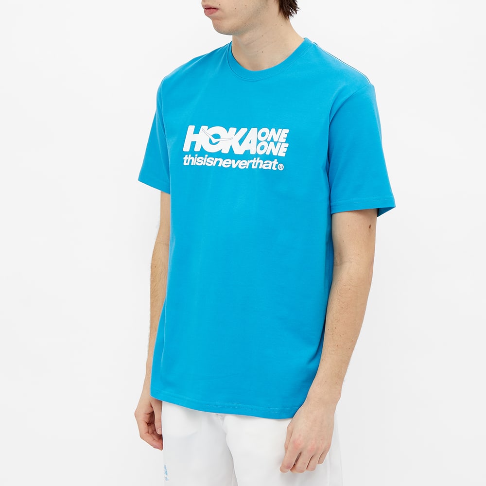 Hoka One One Thisisneverthat X - Women Tee - Blue,Australia ZJS-371046